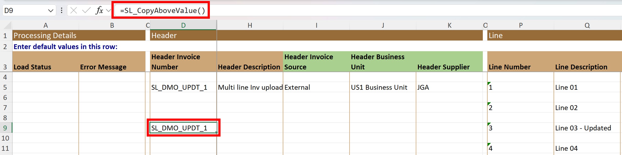 Simplified Loader - SL_CopyAboveValue